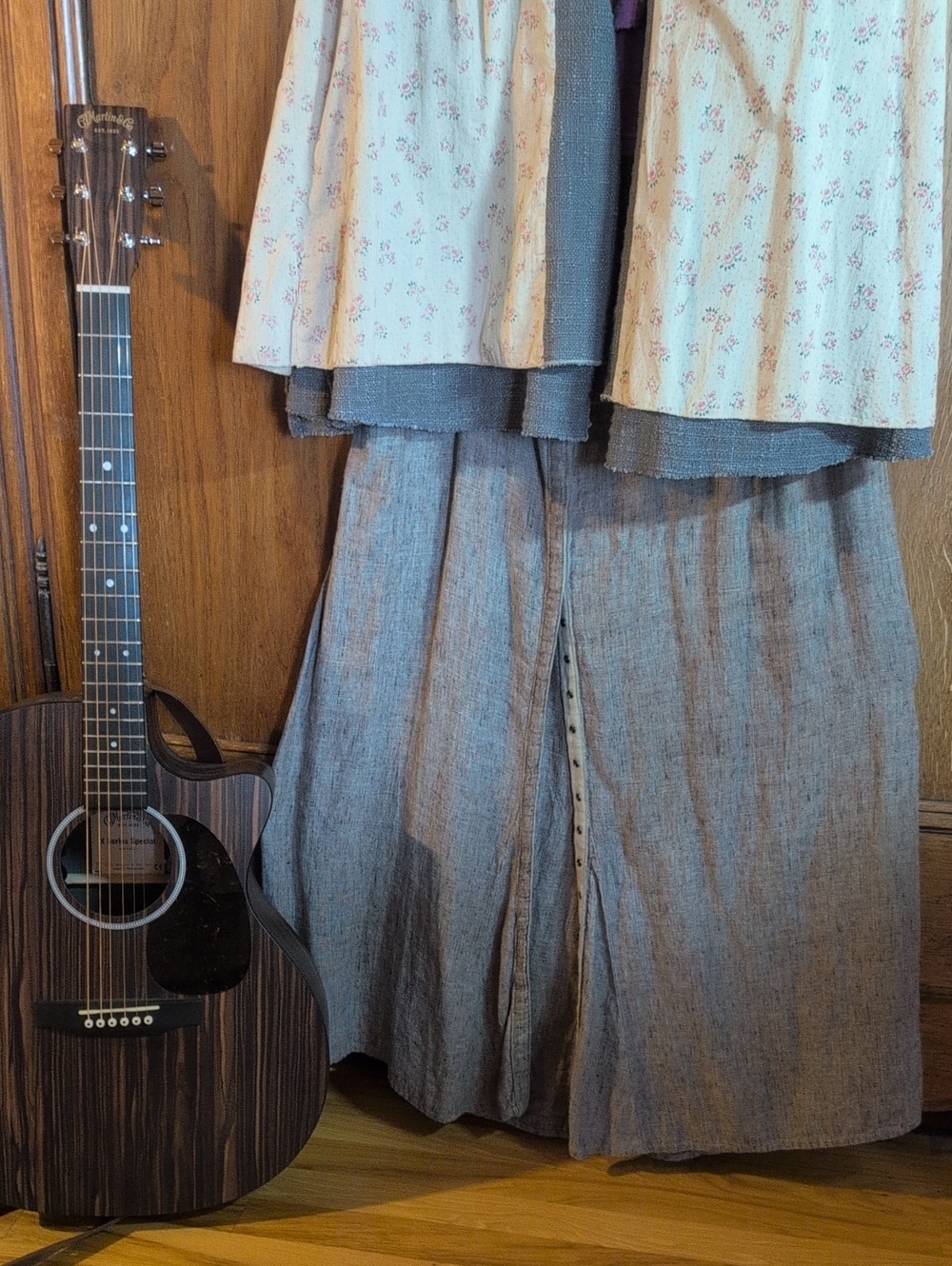 FLAX By Jeanne Engelhart Linen Snap Skirt - Picture 11 of 13